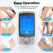 TENS EMS Muscle Stimulator Electric Rechargeable Massager Machine Portable Neck Back Knee Nerve Massage Unit Device 36 Modes