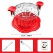 Large Meat Shredder Tool Chicken Pork Beef Twist BPA Free with Ergonomic Handle Anti-Slip Strip Accessories Red