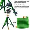 Impact Sprinkler on Tripod Base,Heavy Duty Brass Sprinklers,0-360 Degree Large Area Coverage,3/4 Inch Connector Extension Legs Flip Locks with Brass Sprinkler Head