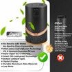 Waterless Car Essential Oil Diffuser Car Air Freshener - Scent Diffusers for Home Hotel Collection Diffuser Machine Fragrance Nebulizer(Black)