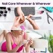 Electric Nail Drill Machine Professional,Cordless Electric Nail File,Manicure and Pedicure Kit for Grinding Polishing Trimming (Grey)
