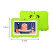 7 Tablet Computer for Kids 2+16G Android Tablet Front Rear Camera Tablet Kids Early Education Learning Machine Parent-Child Gift, Green