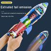 2pcs 63cm Rocket Balloon Launcher Finger-Press-to-Launch Rocket Inflatable Pop-Up Kids Toys Outdoor Sport Parties and Gifts (Rocket Balloon Launcher)