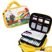 60colors Acrylic Fun Creative Educational Safe Non-Toxic Graffiti Watercolor Pen Ceramic Drawing Marker Pens Kids gift birthday christmas