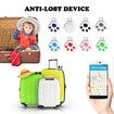 Mini Pet GPS Tracking Device, Portable Bluetooth Intelligent Anti-Lost Device for Luggages/Kid/Pet Bluetooth Alarms(Color Random Sent)