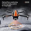 4K Three Camera Drone Brushless Four Axis Aircraft Electric Adjustment FPV With Optical Flow Obstacle Avoidance Drone
