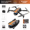 4K Three Camera Drone Brushless Four Axis Aircraft Electric Adjustment FPV With Optical Flow Obstacle Avoidance Drone