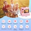 1080P Instant Print Camera for Kids,HD Digital Video Cameras with 3 Print Paper & 32G Card Gifts for Girls Boys Age 3-12 (Pink)