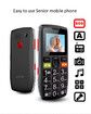 4G VoLTE One Click Unlock Senior Flip Phone Dual SIM Large Screen Big Button SOS Pocket Flashlight Loud Volume