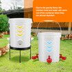 Chicken Bird Feeder Waterer Automatic Water Food Dispenser Auto Chook Hen Chick Poultry Drinker Cup PVC Feeding Port 20L