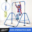 Kids Gymnastics Bar Training Climbing Frame Playground Workout Horizontal Expandable Monkey Kip for Home Blue