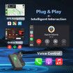 Wireless CarPlay Adapter,Wired to Wireless CarPlay,Smart Adapter Dongle for Car Models 2016+,Fast Auto Connection,Low Lantency,Online Update