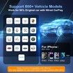 Wireless CarPlay Adapter,Wired to Wireless CarPlay,Smart Adapter Dongle for Car Models 2016+,Fast Auto Connection,Low Lantency,Online Update