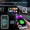 Wireless CarPlay Adapter,Wired to Wireless CarPlay,Smart Adapter Dongle for Car Models 2016+,Fast Auto Connection,Low Lantency,Online Update