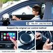 2 in 1 Wireless Carplay Adapter for iOS&Android Auto,Wired to Wireless Carplay,Plug & Play  for OEM Wired Carplay,Online Update