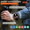 1.45" Smart Watch for Men with LED Flashlight 3ATM Waterproof Smart Watch with 100+ Sports Modes Fitness Tracker for iOS Android(Black)