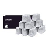 12-Pack Charcoal Water Filters Compatible with Breville BWF100 Machines,Breville Espresso Machine Water Filter Replacements