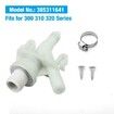 Upgraded RV Water Valve Replacement Kit for Pedal, Flush Toilets, Compatible with Sealand Dometic 300, 301, 310, 311, 320, 321 ,385311641, Hardware Included