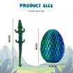 3D Printed Dragon Egg Flexible Laser Fidget Toy Home Office Desk Decor Figurine Articulated Model Surprise Gift Autism