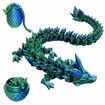 3D Printed Dragon Egg Flexible Laser Fidget Toy Home Office Desk Decor Figurine Articulated Model Surprise Gift Autism