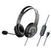 Wired Headset with Microphone for PC/Laptop,with Noise Cancelling for Home Office Online Class,Call Center,USB,In-Line Controls