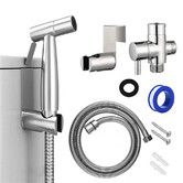 Bidet Sprayer for Toilet Handheld Toilet Bathroom Sprayer Kit Cloth Diaper Sprayer Set 304 Stainless Steel