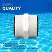 2Pcs Pool Split Hose Connector Compatible with Intex Coleman Swimming Pump 1.5 Inch Pool Hose Extender with 2 L Rings Gaskets