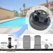 CL100 Chlorinator Cover Compatible with Hayward CL110 CLX110C Automatic Chlorinator Feeder, Automatic chlorinator Feeder top Cover Replacement Part