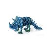 3D Printed Dragon   Figurine Red And Golden Flying Dragon With Wings Joint Movable Ornament Decoration