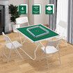 Mahjong Poker Game Table  Portable MaJiang Folding Card Board Blackjack Domino Gaming Desk Lightweight for Camping Picnic Green