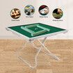 Mahjong Poker Game Table  Portable MaJiang Folding Card Board Blackjack Domino Gaming Desk Lightweight for Camping Picnic Green