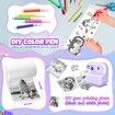 Kids Camera Instant Print Toys Toddler Printing Photos 1080P Video 12MP Digital Selfie Gift 32GB SD Card Girls Boys 3+ Purple Creative Fun Device