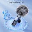 2pcs Lavalier Wireless Microphone for iPhone 15/Android,Wireless Microphone for Video Recording,Game Live Streaming,Interviews,Vlog (Type C)