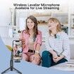 2pcs Lavalier Wireless Microphone for iPhone 15/Android,Wireless Microphone for Video Recording,Game Live Streaming,Interviews,Vlog (Type C)