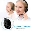 Wired USB Headset Headphones For Computer PC Laptop with Microphone Noise Cancelling Call Center Gaming Over-Ear Headsets