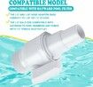 2 Way Econoline Ball Valve Replacement Compatible with Hayward Pool Filter SP0729 1.5 inch MIP x 1.5 inch,  1.25 inch ABS Plastic Non Corrosive Max. 50 Psi Pressure Rating White 1 Pack