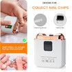 Electric Nail Clipper with 3 Speed Levels and Nail Clip Storage, LCD Digital Display, USB Rechargeable Electric Nail Trimmer,(White)