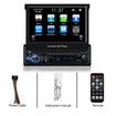 7 Inch Touch Car Radio CarPlay Android Auto Automatic Retractable Screen Car MP5 Player 1Din Multimedia Player AUX /SD/ USB Bluetooth for Universal