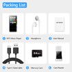 64GB MP3 Player with Bluetooth 5.2, Music Player with Built-in HD Speaker, FM Radio, Voice Recorder, Hi-Fi Sound, E-Book Function