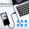 64GB MP3 Player with Bluetooth 5.2, Music Player with Built-in HD Speaker, FM Radio, Voice Recorder, Hi-Fi Sound, E-Book Function