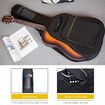 Guitar Bag Gig Case Electric Acoustic Instrument Storage Waterproof Two Pockets Adjustable Backpack Straps Handle Loops