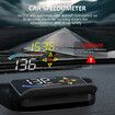 Car GPS Digital Speedometer Projector HUD Head Up Display Auto OBD2 GPS Dual System for Car Glass Security Water temp Alarm