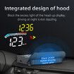 Car GPS Digital Speedometer Projector HUD Head Up Display Auto OBD2 GPS Dual System for Car Glass Security Water temp Alarm