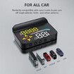 Car GPS Digital Speedometer Projector HUD Head Up Display Auto OBD2 GPS Dual System for Car Glass Security Water temp Alarm