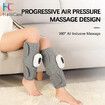 Electric Leg Massager Wireless Rechargeable Air Compression Leg Calf Massage for Relax Leg Muscles 360 Degree Air Pressure