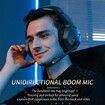 Wireless Gaming Headphones with Microphone for PC PS4 PS5 Playstation 4 5, Bluetooth Gaming Headphones with Microphone for Laptop, Gaming Headphones (Blue Gold)