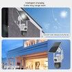 Solar Security Camera Outdoor Wireless 10800mAh Night Vision PIR Motion Detection Home Surveillance WiFi Use