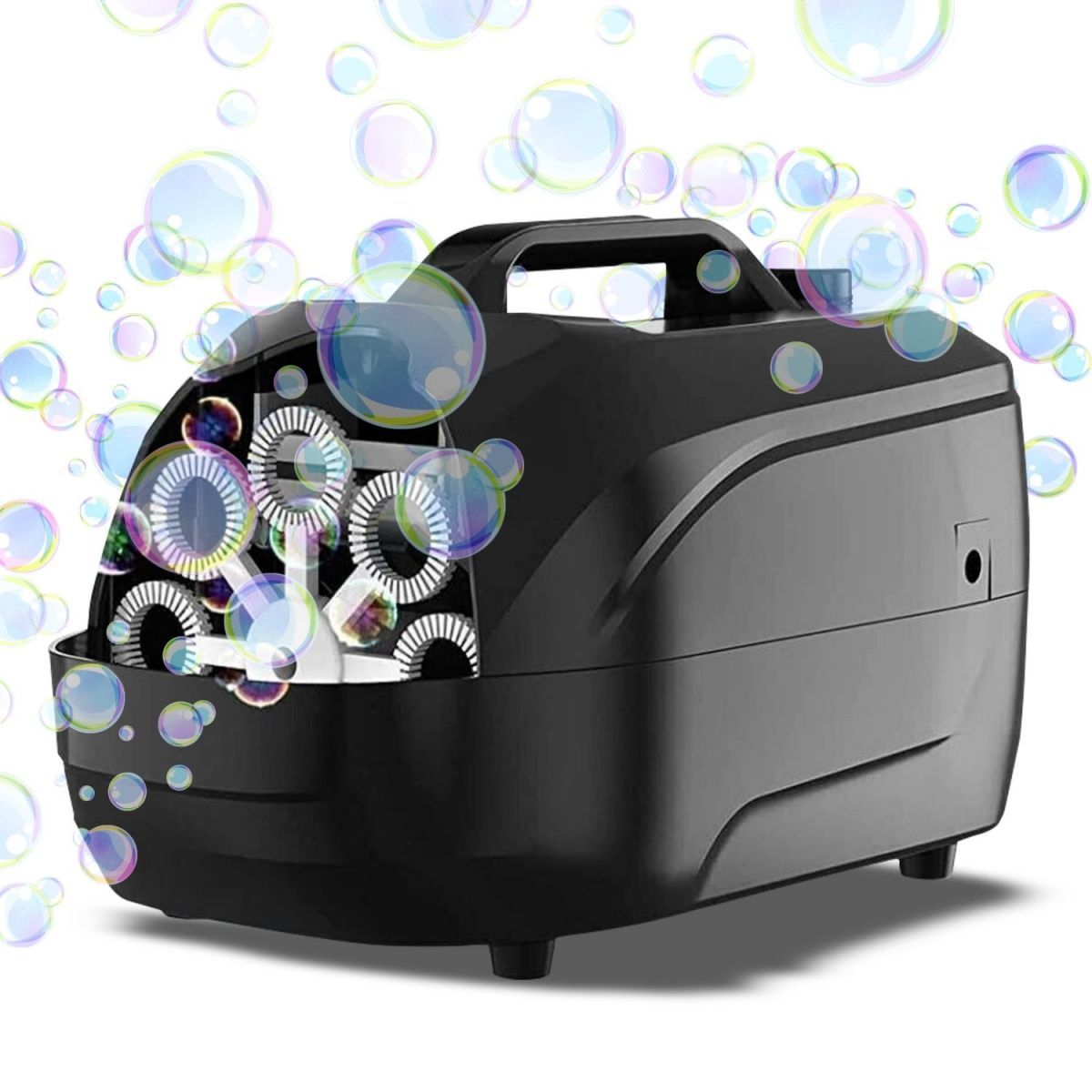 GOMINIMO Automatic Bubble Blower Machine for Kids (Black) GO-ABBM-100-JH