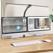 GOMINIMO 24W Double Head LED Desk Lamp with 5 Color Modes (Black)GO-SDL-102-YS