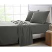 GOMINIMO 4 Pcs Bed Sheet Set 1000 Thread Count Ultra Soft Microfiber - King Single (Grey) GO-BS-112-XS